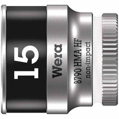 Wera - Hand Sockets Drive Size (Inch): 1/4 Size (mm): 15.0 - Americas Industrial Supply