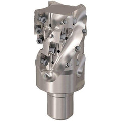 Seco - 1-1/2" Cut Diam, 44mm Max Depth of Cut, 20mm Shank Diam, 55mm OAL, Indexable Square Shoulder Slot Milling End Mill - XO.X12.. Inserts, M20 Modular Connection, 90° Lead Angle, Through Coolant, Series 217.69-12-Helical - Americas Industrial Supply