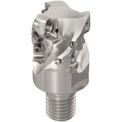 Seco - 40mm Cut Diam, 33mm Max Depth of Cut, 20mm Shank Diam, 50mm OAL, Indexable Square Shoulder Slot Milling End Mill - XO.X12.. Inserts, M20 Modular Connection, 90° Lead Angle, Through Coolant, Series 217.69-12-Helical - Americas Industrial Supply