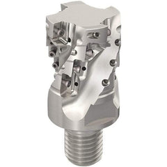 Seco - 40mm Cut Diam, 44mm Max Depth of Cut, 20mm Shank Diam, 61mm OAL, Indexable Square Shoulder Slot Milling End Mill - XO.X12.. Inserts, M20 Modular Connection, 90° Lead Angle, Through Coolant, Series 217.69-12-Helical - Americas Industrial Supply