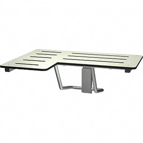 ASI-American Specialties, Inc. - Washroom Partition Hardware & Accessories Type: Folding Shower Seat Material: Phenolic - Americas Industrial Supply