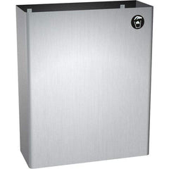 ASI-American Specialties, Inc. - Feminine Hygiene Product Receptacles Material: Stainless Steel Color: Silver - Americas Industrial Supply