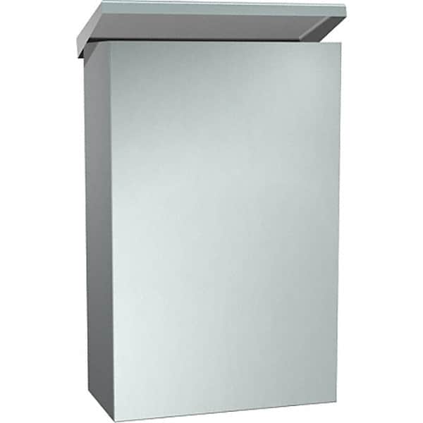 ASI-American Specialties, Inc. - Feminine Hygiene Product Receptacles Material: Stainless Steel Color: Silver - Americas Industrial Supply