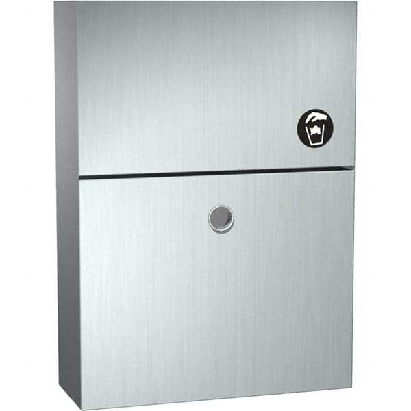 ASI-American Specialties, Inc. - Feminine Hygiene Product Receptacles Material: Stainless Steel Color: Silver - Americas Industrial Supply