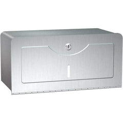 ASI-American Specialties, Inc. - Manual, Stainless Steel Paper Towel Dispenser - 400 Single-Fold, Silver - Americas Industrial Supply