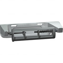 ASI-American Specialties, Inc. - Standard Single Roll Aluminum Toilet Tissue Dispenser - 6-1/2" Wide x 1-3/4" High x 4" Deep, Silver - Americas Industrial Supply