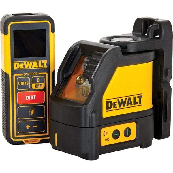 DeWALT - Level Kits Level Kit Type: Green Cross Line Laser & Laser Distance Measurer Kit Maximum Measuring Range (Feet): 100 - Americas Industrial Supply