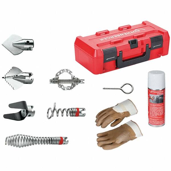 Rothenberger - Drain Cleaning Machine Cutters & Accessories Type: Tool Kit for Drain Cleaner For Use With Machines: Rothenberger R600 Drain Cleaner - Americas Industrial Supply