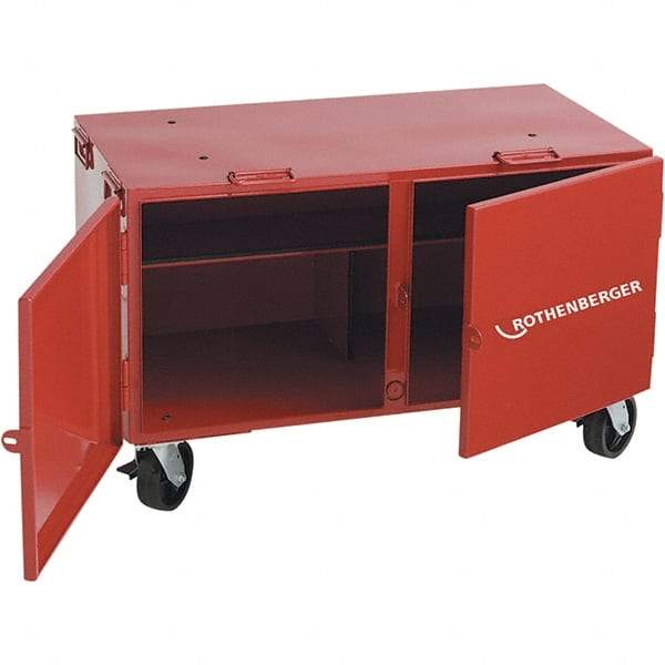 Rothenberger - 350 Lb Capacity Threader Transport Cabinet - 23" Wide x 46" Deep x 24" High, Steel - Americas Industrial Supply