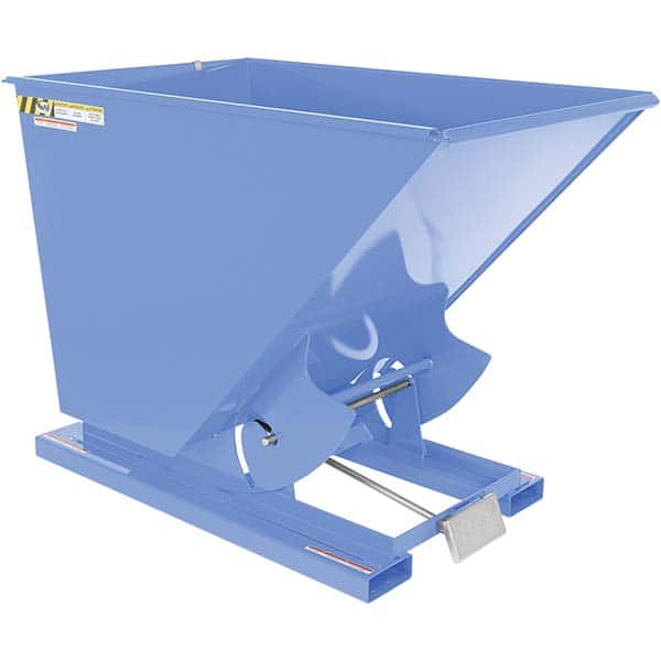 Vestil - Hoppers & Basket Trucks Additional Information: Complies w/OSHA General Industry Rule 29 CFR 1910.178(m)(5)(iii) - allows operator to remain at controls of truck throughout the dumping process - Americas Industrial Supply