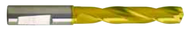 9.2mm Dia. - Carbide HP 5xD Drill-140° Point-Coolant-TiN - Americas Industrial Supply