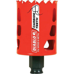 Freud - 2" Diam, 2-3/8" Cutting Depth, Hole Saw - Carbide-Tipped Saw, Toothed Edge - Americas Industrial Supply