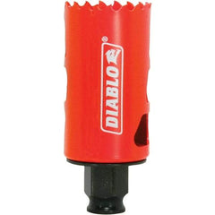 Freud - 1-1/2" Diam, 2-3/8" Cutting Depth, Hole Saw - Bi-Metal Saw, Toothed Edge - Americas Industrial Supply