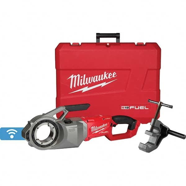 Milwaukee Tool - Power Pipe Threaders Type: Cordless Pipe Threader Voltage: 18 - Americas Industrial Supply