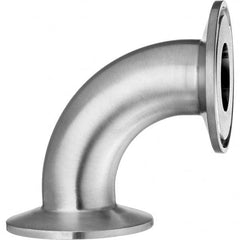 Value Collection - Sanitary Stainless Steel Pipe Fittings Type: 90 Elbow Style: Quick-Clamp - Americas Industrial Supply