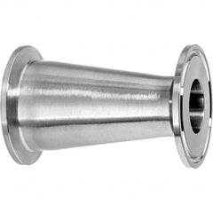 Value Collection - Sanitary Stainless Steel Pipe Fittings Type: Straight Reducer Style: Quick-Clamp - Americas Industrial Supply