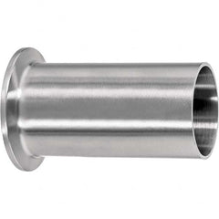 Value Collection - Sanitary Stainless Steel Pipe Fittings Type: Long Ferrule Style: Quick-Clamp to Butt Weld - Americas Industrial Supply