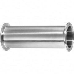 Value Collection - Sanitary Stainless Steel Pipe Fittings Type: Straight Connector Style: Quick-Clamp - Americas Industrial Supply