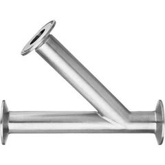 Value Collection - Sanitary Stainless Steel Pipe Fittings Type: 45 Elbow Style: Quick-Clamp - Americas Industrial Supply