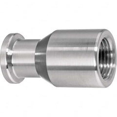 Value Collection - Sanitary Stainless Steel Pipe Fittings Type: Female Straight Style: Quick-Clamp - Americas Industrial Supply