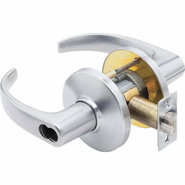 Best - Classroom Lever Lockset for 1-3/4 to 2-1/4" Thick Doors - Americas Industrial Supply