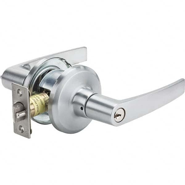 Stanley - Classroom Lever Lockset for 1-3/8 to 1-3/4" Thick Doors - Americas Industrial Supply