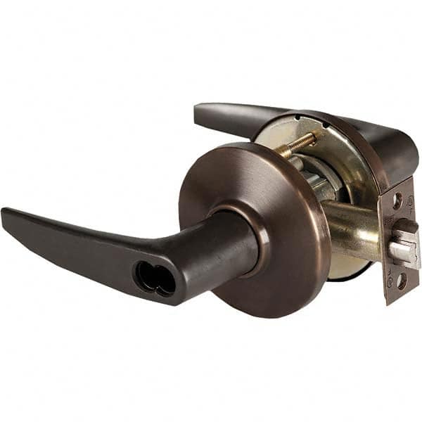 Best - Entrance Lever Lockset for 1-3/4 to 2-1/4" Thick Doors - Americas Industrial Supply