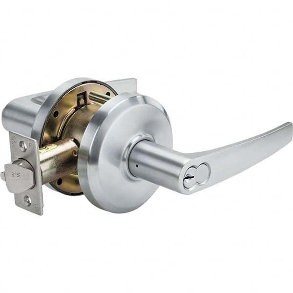 Stanley - Entrance Lever Lockset for 1-3/8 to 2" Thick Doors - Americas Industrial Supply