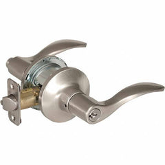 Stanley - Entrance Lever Lockset for 1-3/8 to 1-3/4" Thick Doors - Americas Industrial Supply