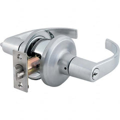 Stanley - Entrance Lever Lockset for 1-3/8 to 1-3/4" Thick Doors - Americas Industrial Supply