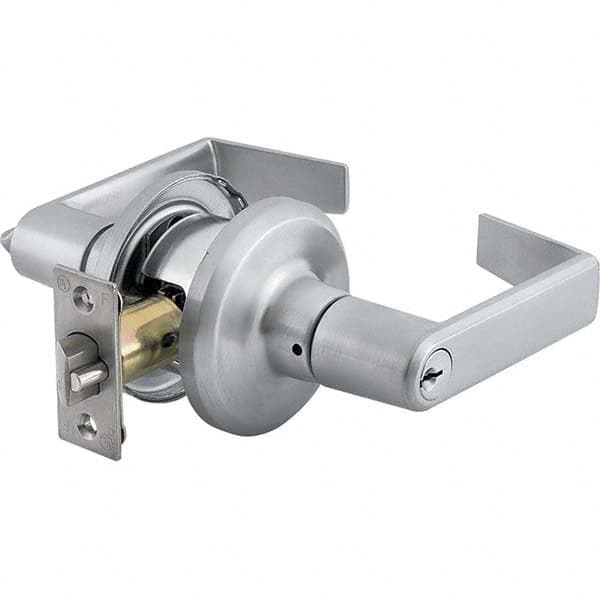 Stanley - Entrance Lever Lockset for 1-3/8 to 1-3/4" Thick Doors - Americas Industrial Supply