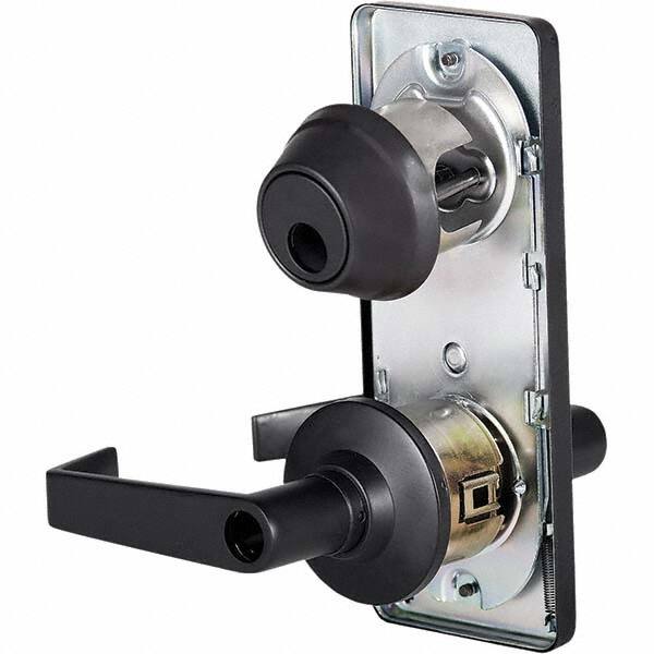 Stanley - Entry Lever Lockset for 1-3/8 to 1-3/4" Thick Doors - Americas Industrial Supply