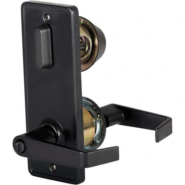 Stanley - Entry Lever Lockset for 1-3/8 to 1-3/4" Thick Doors - Americas Industrial Supply