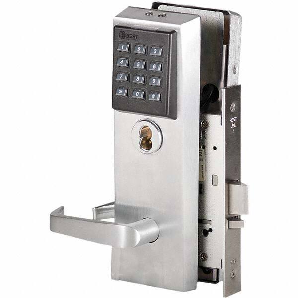 Best - Entry Lever Lockset for 1-3/4" Thick Doors - Americas Industrial Supply