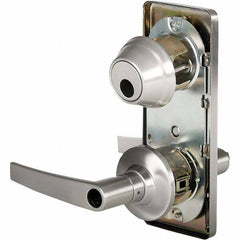 Stanley - Entry Lever Lockset for 1-3/8 to 1-3/4" Thick Doors - Americas Industrial Supply