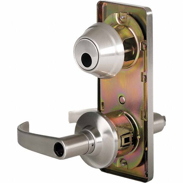 Stanley - Entry Lever Lockset for 1-3/8 to 1-3/4" Thick Doors - Americas Industrial Supply
