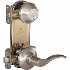 Stanley - Entry Lever Lockset for 1-3/8 to 1-3/4" Thick Doors - Americas Industrial Supply