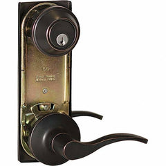 Stanley - Entry Lever Lockset for 1-3/8 to 1-3/4" Thick Doors - Americas Industrial Supply