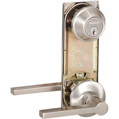 Stanley - Entry Lever Lockset for 1-3/8 to 1-3/4" Thick Doors - Americas Industrial Supply