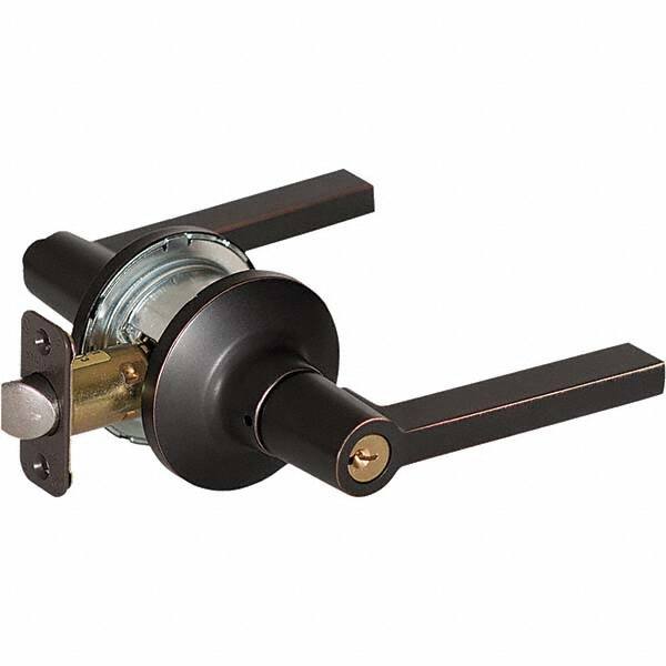 Stanley - Entry Lever Lockset for 1-3/8 to 1-3/4" Thick Doors - Americas Industrial Supply