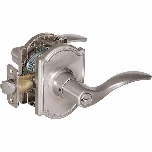 Stanley - Entry Lever Lockset for 1-3/8 to 1-3/4" Thick Doors - Americas Industrial Supply