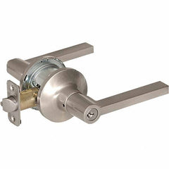 Stanley - Entry Lever Lockset for 1-3/8 to 1-3/4" Thick Doors - Americas Industrial Supply