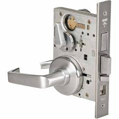 Best - Office Lever Lockset for 1-3/4" Thick Doors - Americas Industrial Supply