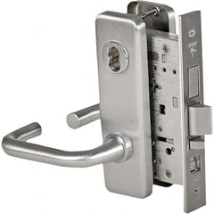 Best - Office Lever Lockset for 1-3/4" Thick Doors - Americas Industrial Supply