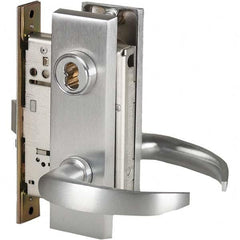 Best - Office Lever Lockset for 1-3/4" Thick Doors - Americas Industrial Supply