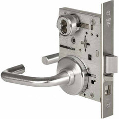 Best - Office Lever Lockset for 1-3/4" Thick Doors - Americas Industrial Supply