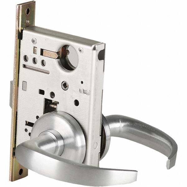 Best - Passage Lever Lockset for 1-3/4" Thick Doors - Americas Industrial Supply