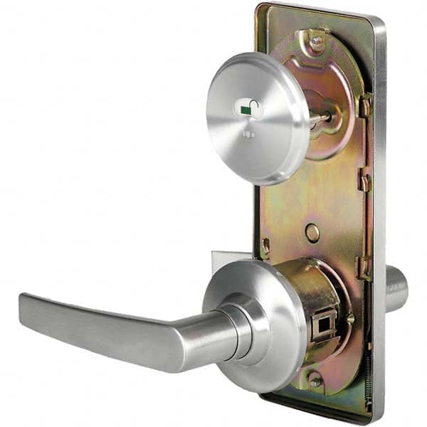 Stanley - Privacy Lever Lockset for 1-3/8 to 1-3/4" Thick Doors - Americas Industrial Supply