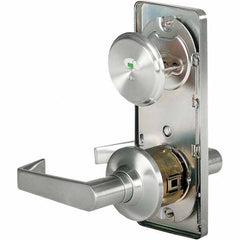 Stanley - Privacy Lever Lockset for 1-3/8 to 1-3/4" Thick Doors - Americas Industrial Supply