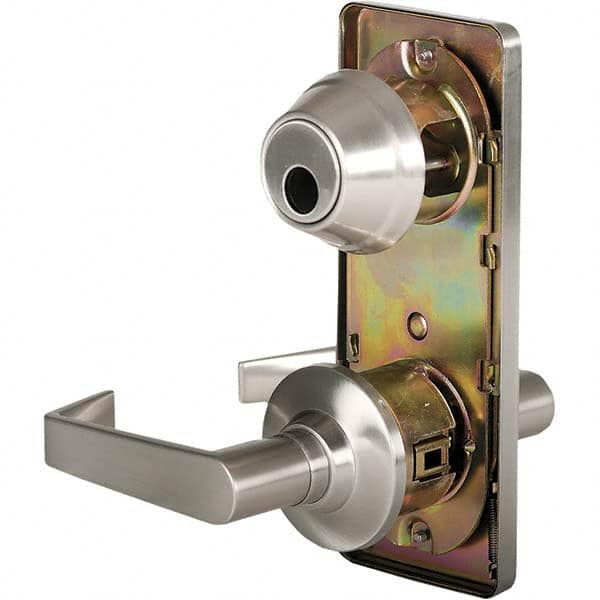 Stanley - Passage Lever Lockset for 1-3/8 to 1-3/4" Thick Doors - Americas Industrial Supply